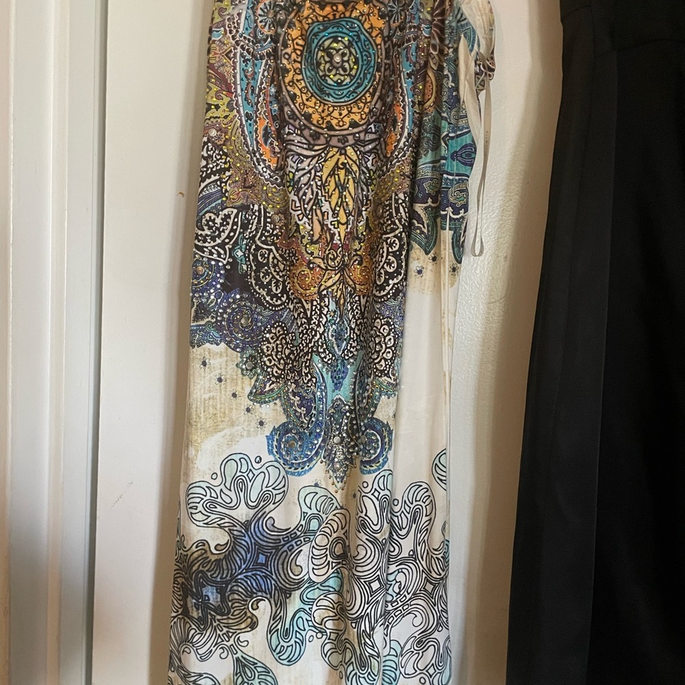 Bohemian Maxi Dress with Intricate Patterns